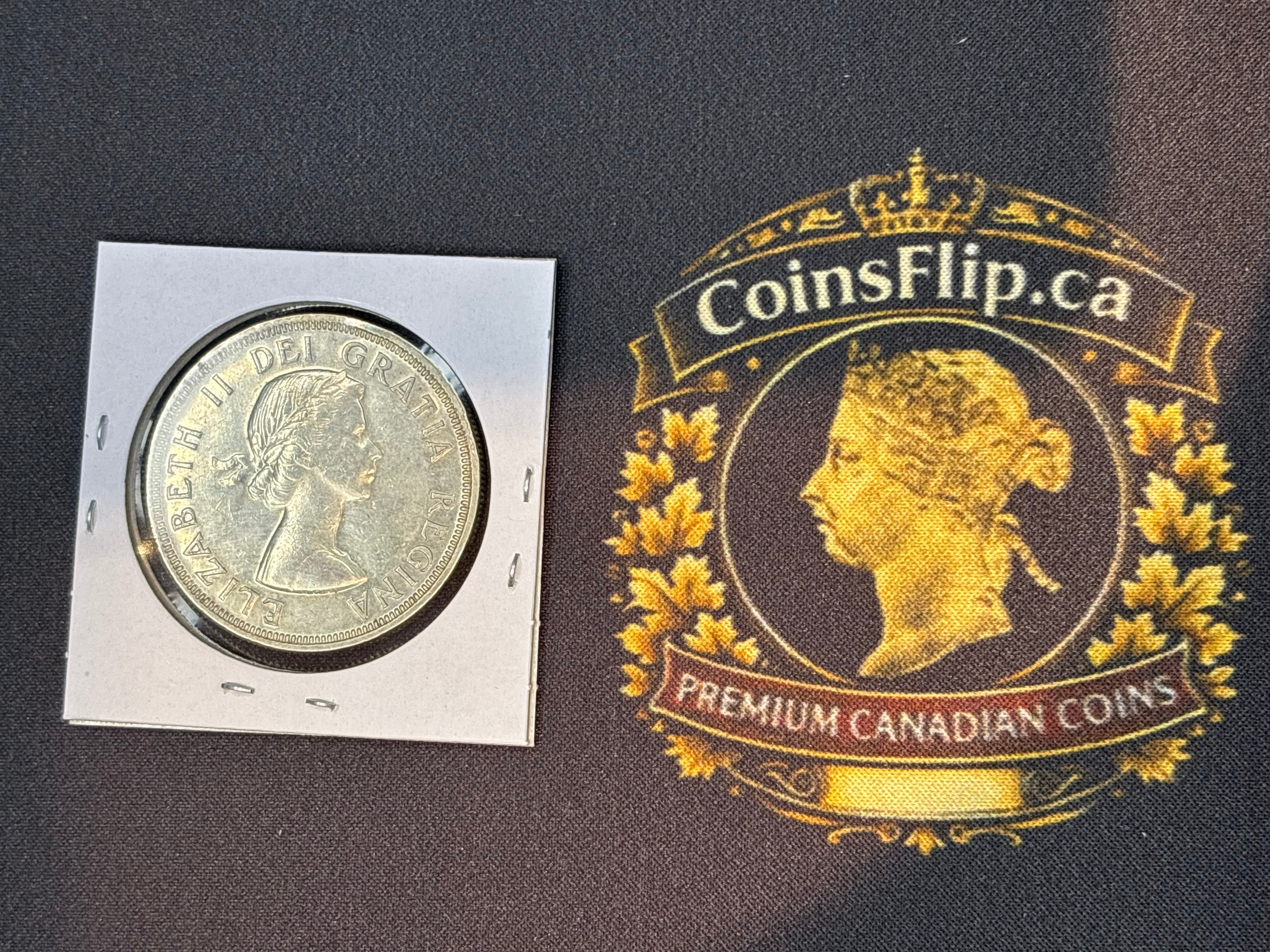 Canadian Silver Coin - Dollar - 1954