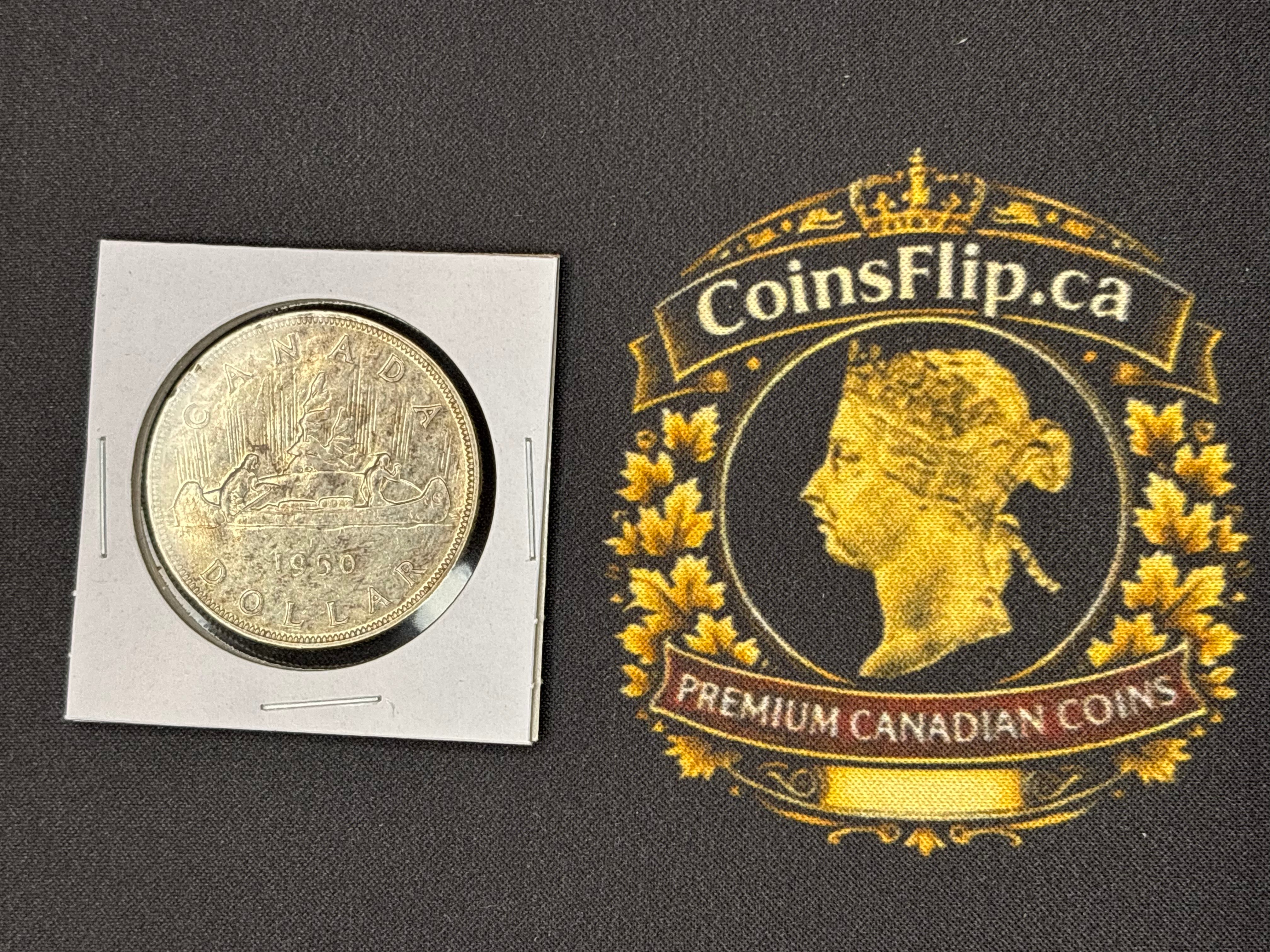Canadian Silver Coin - Dollar - 1950