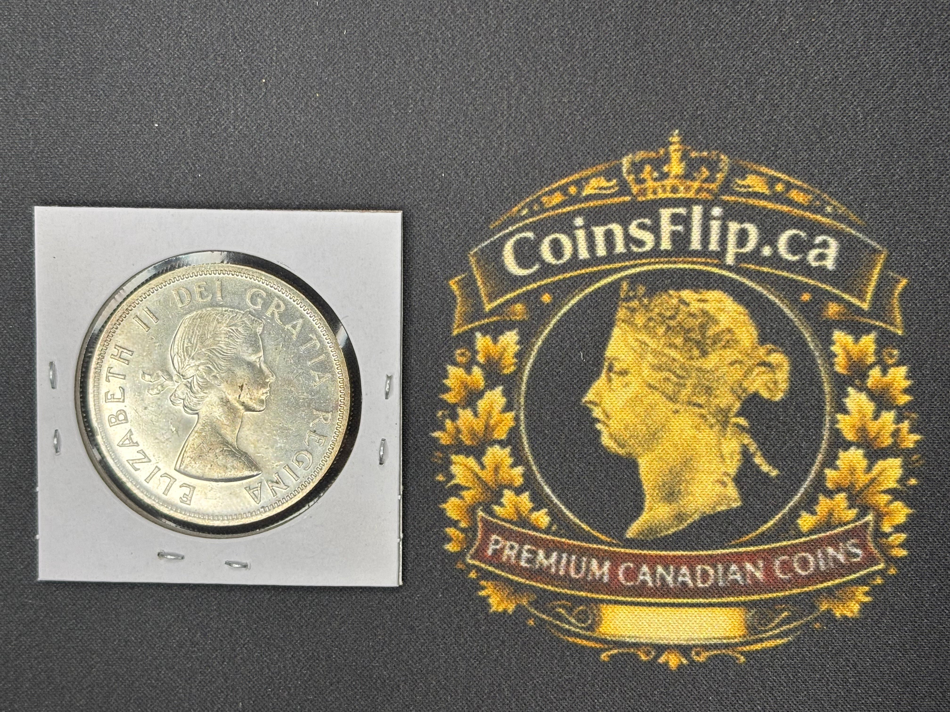 Canadian Silver Coin - Dollar - 1957 1WL