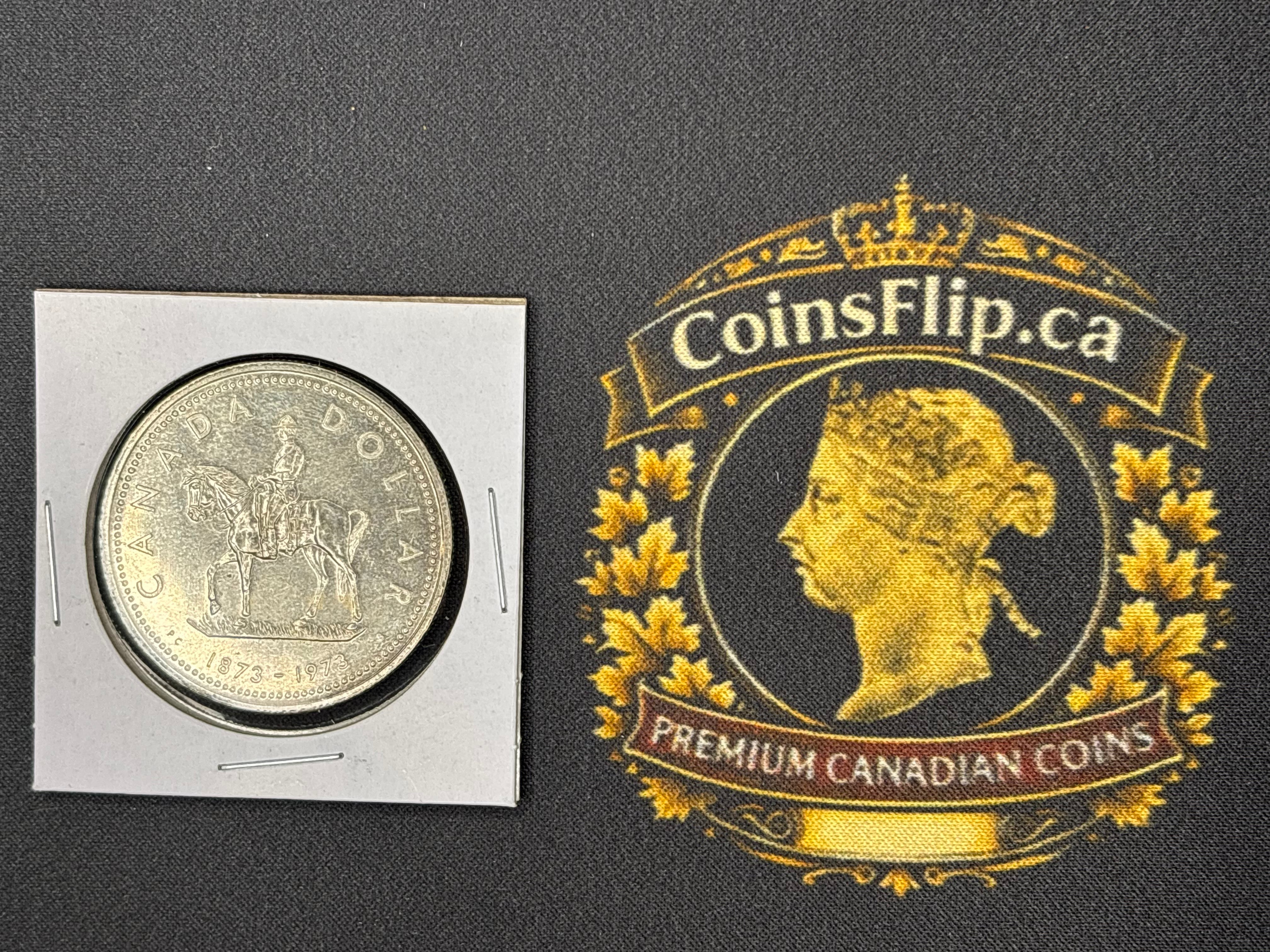 Canadian Silver Coin - Dollar 1873-1973