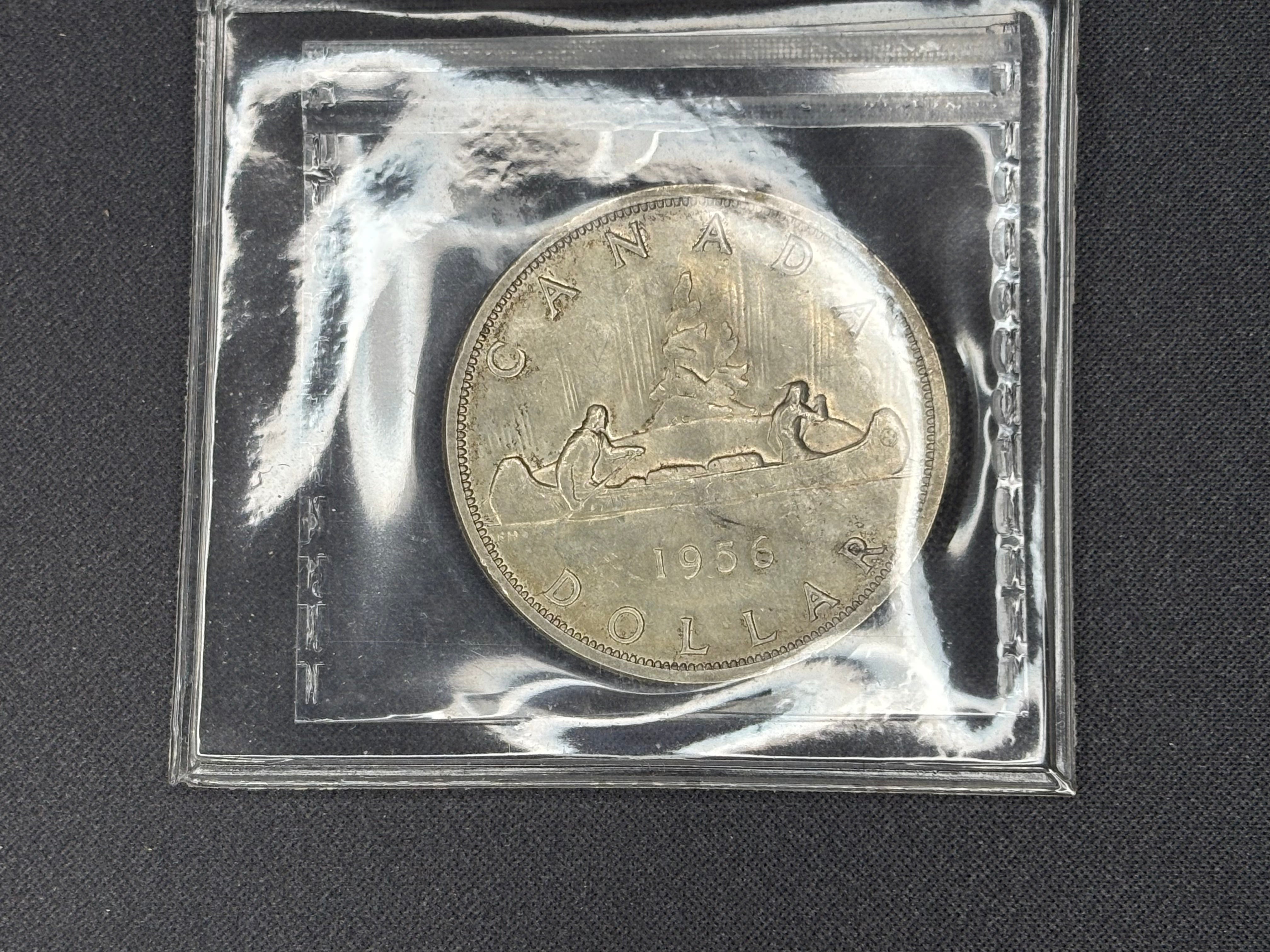 Canadian Silver Coin - Dollar - 1956 - MS64 ICCS