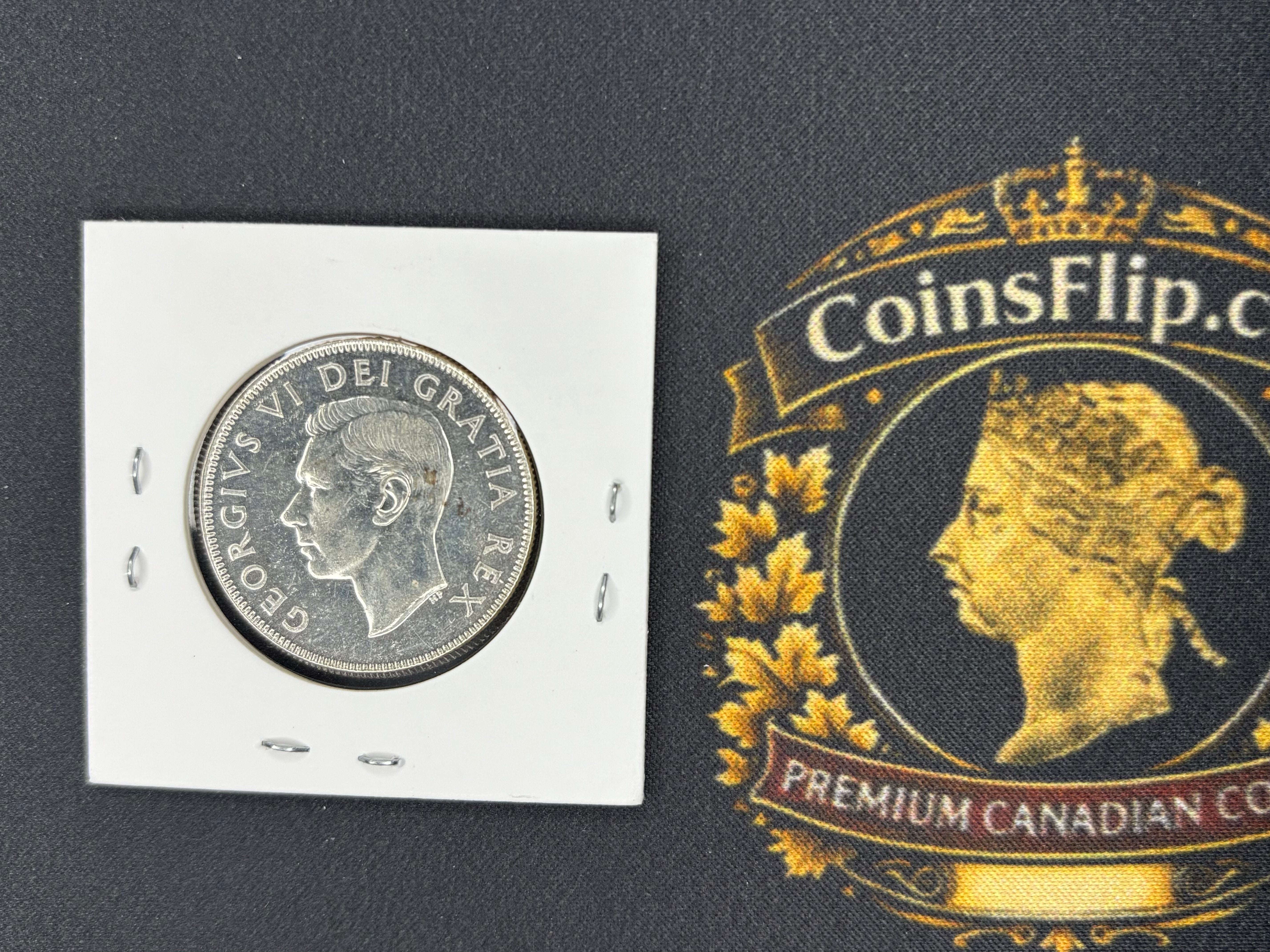 Canada Silver Coin - 50 cents - 1950 Design