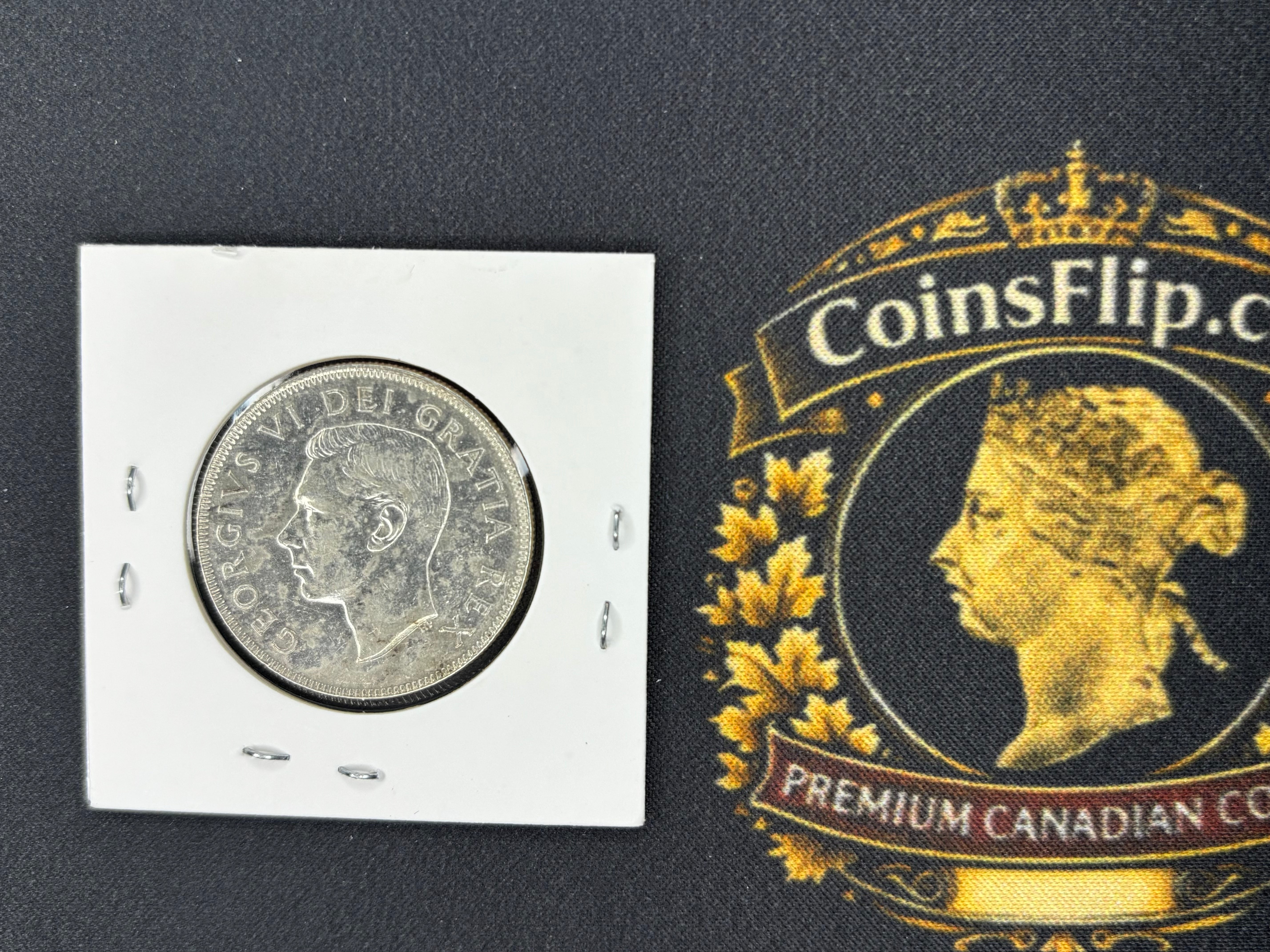 Canada Silver Coin - 50 cents - 1952