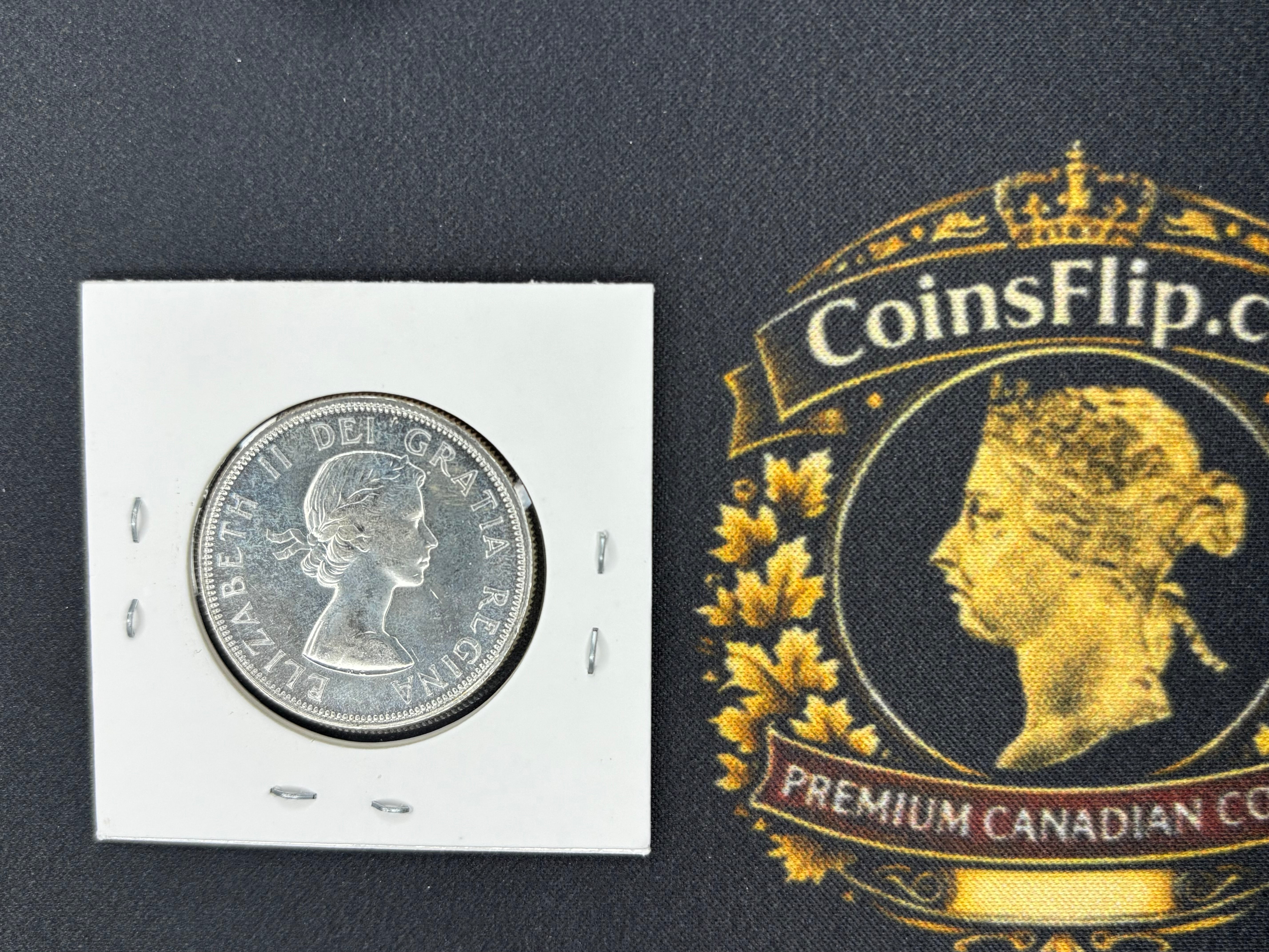 Canada Silver Coin - 50 cents - 1956 MS63