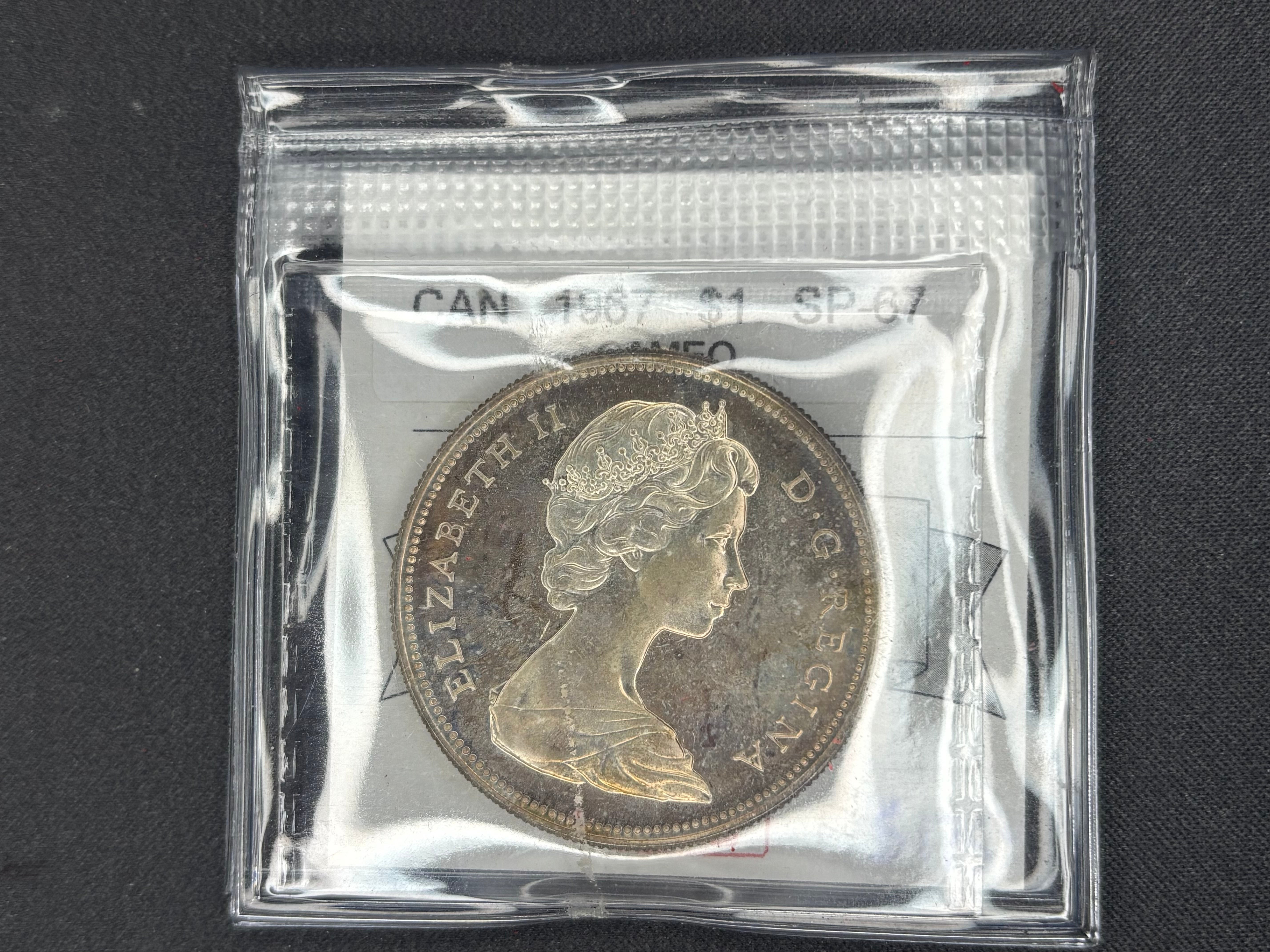 Canadian Coin - Dollar - 1967 Cameo SP67 Coin Mart
