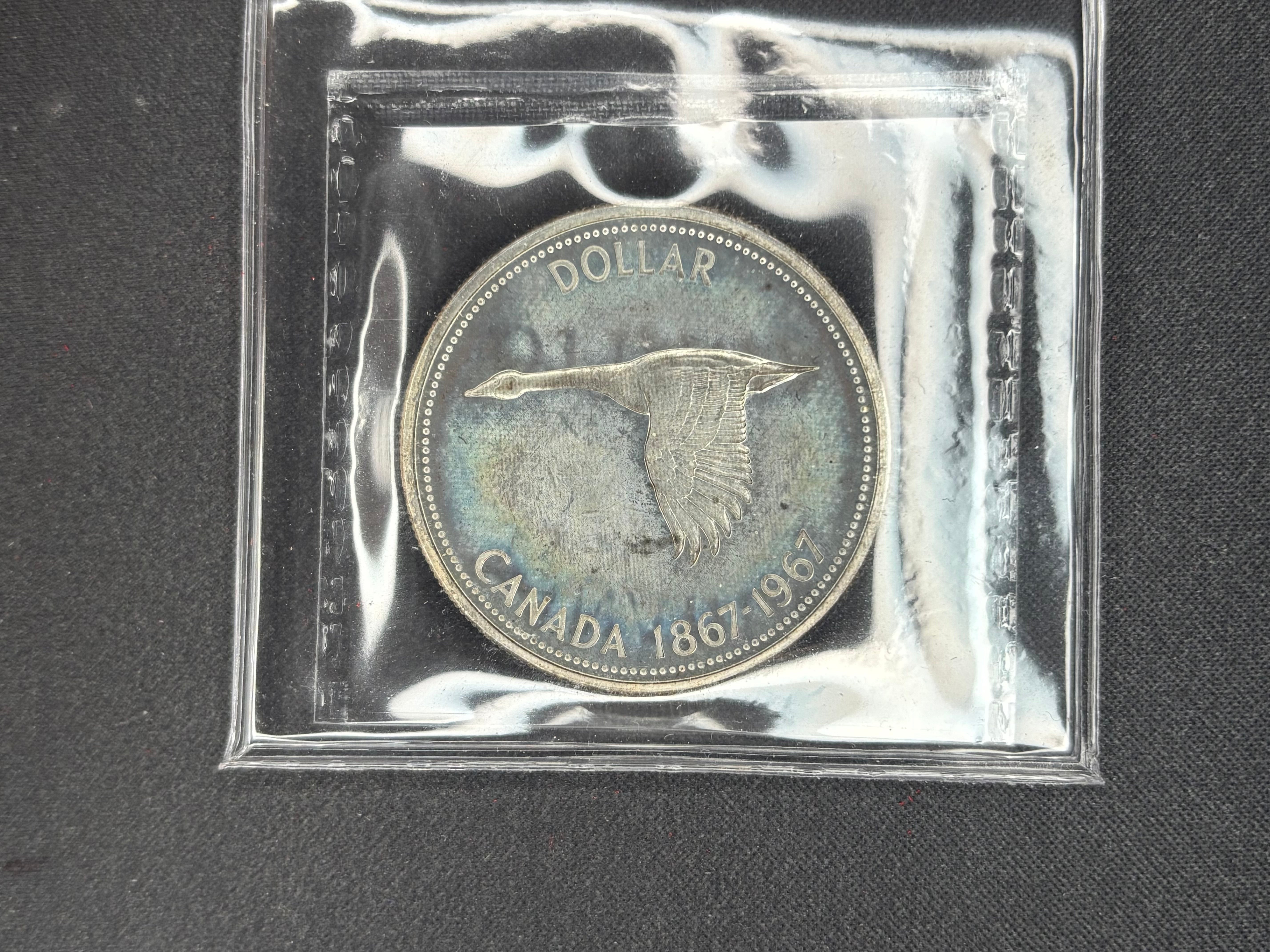Canadian Coin - Dollar - 1967 SP66 ICCS
