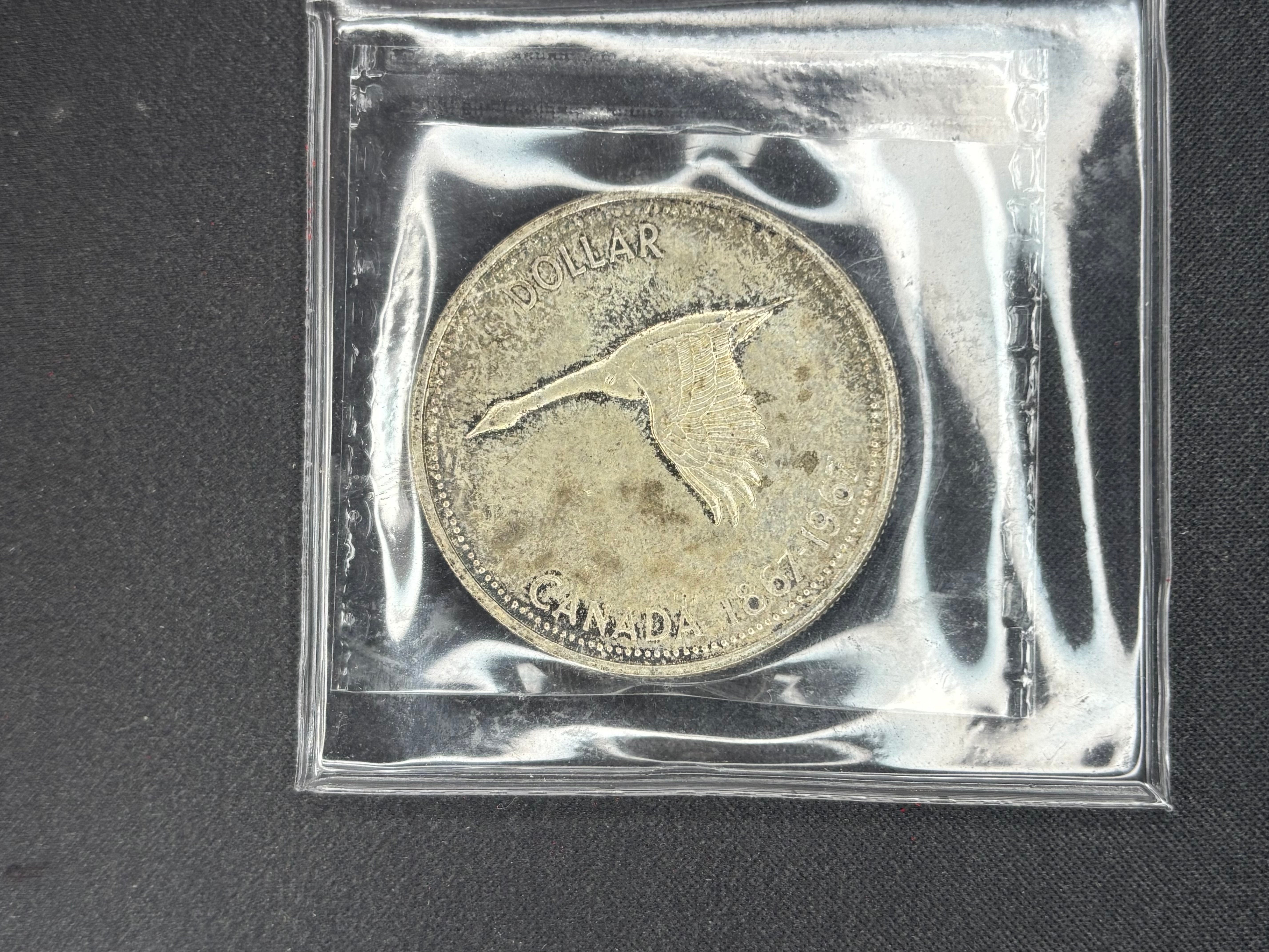 Canada Silver Coin - Dollar - 1967 MS65 ICCS