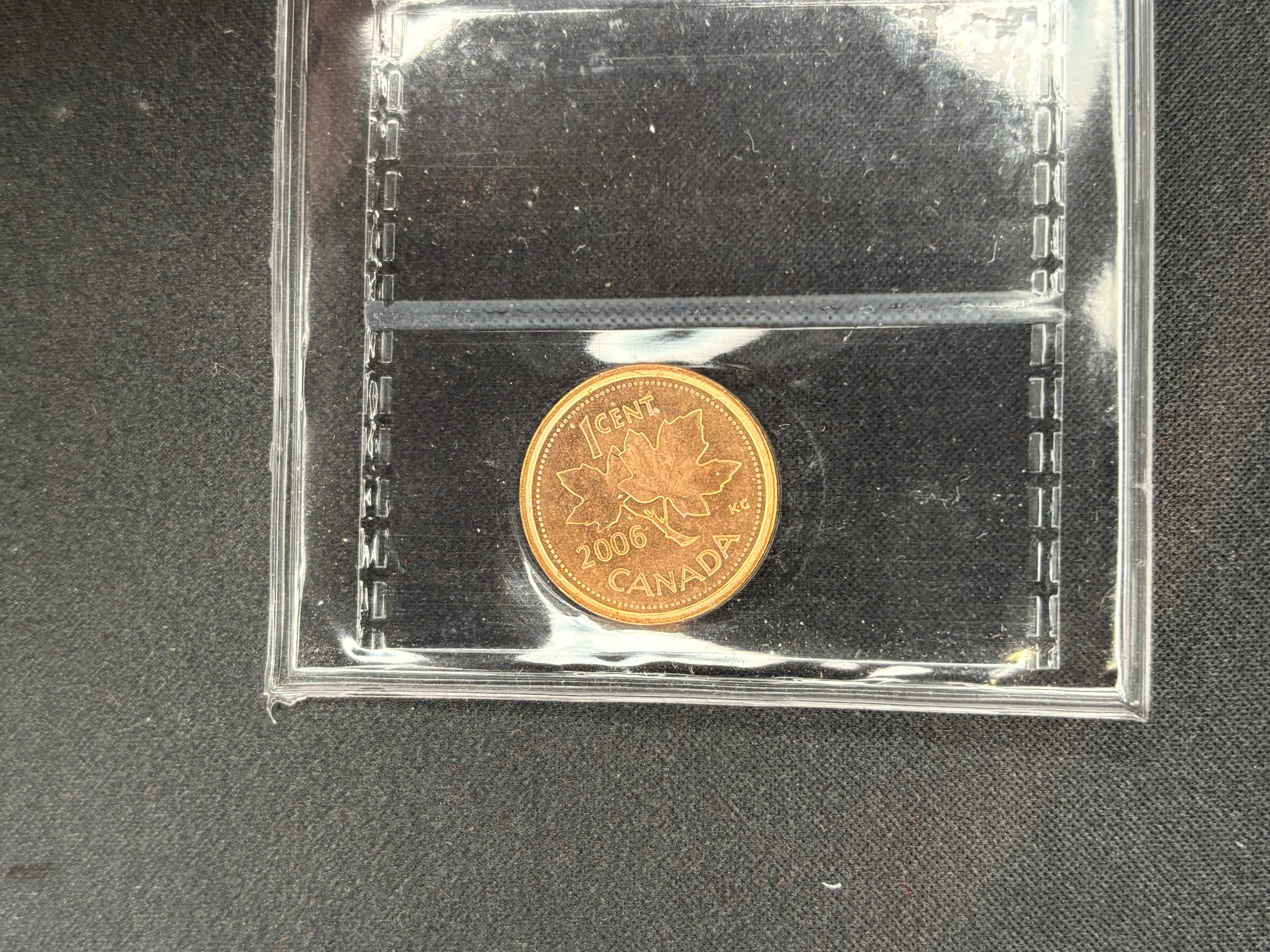 Canadian Penny - 2006 Red - MS66 ICCS