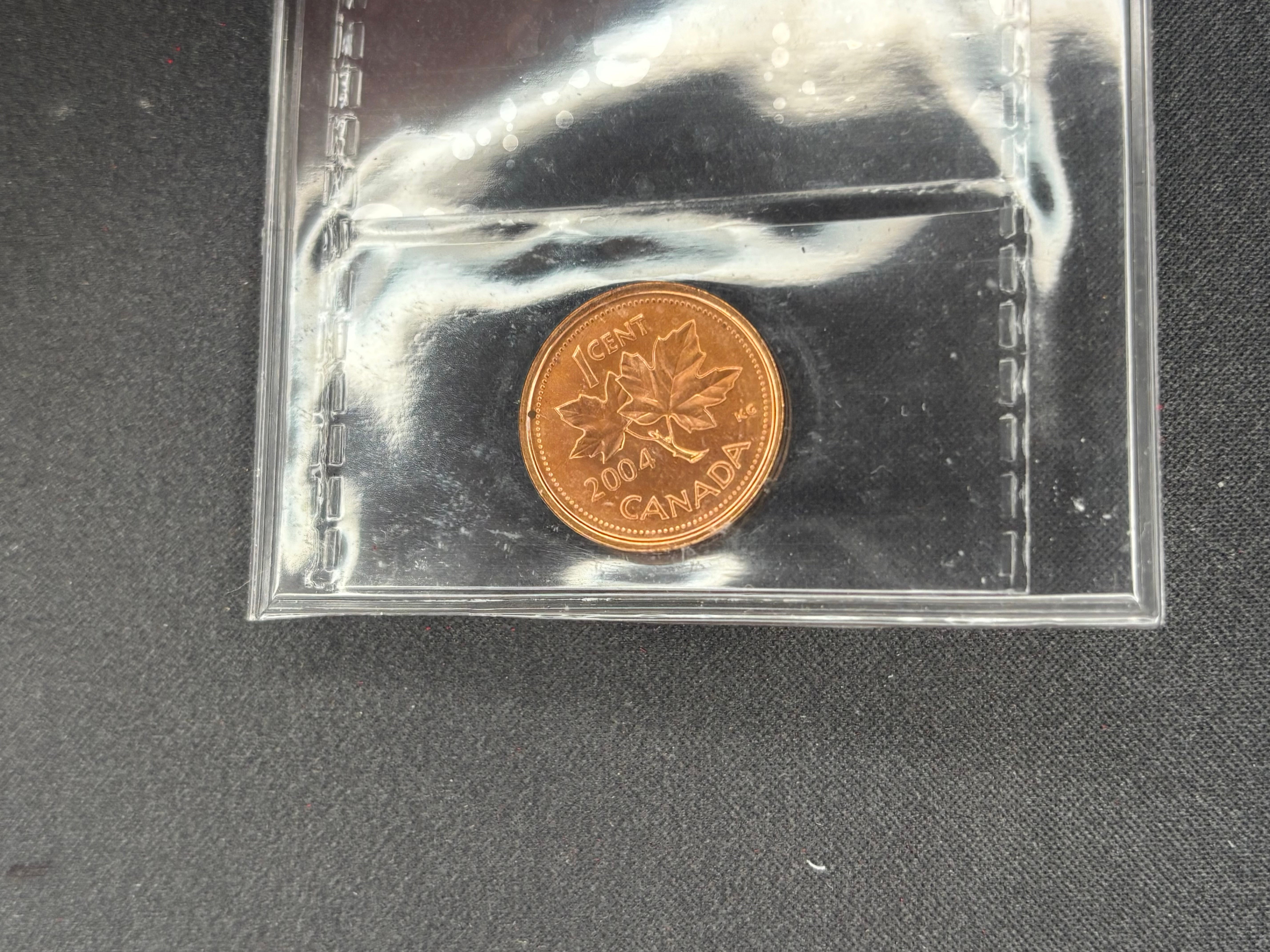 Canadian Penny - 2004P Red - MS67 ICCS