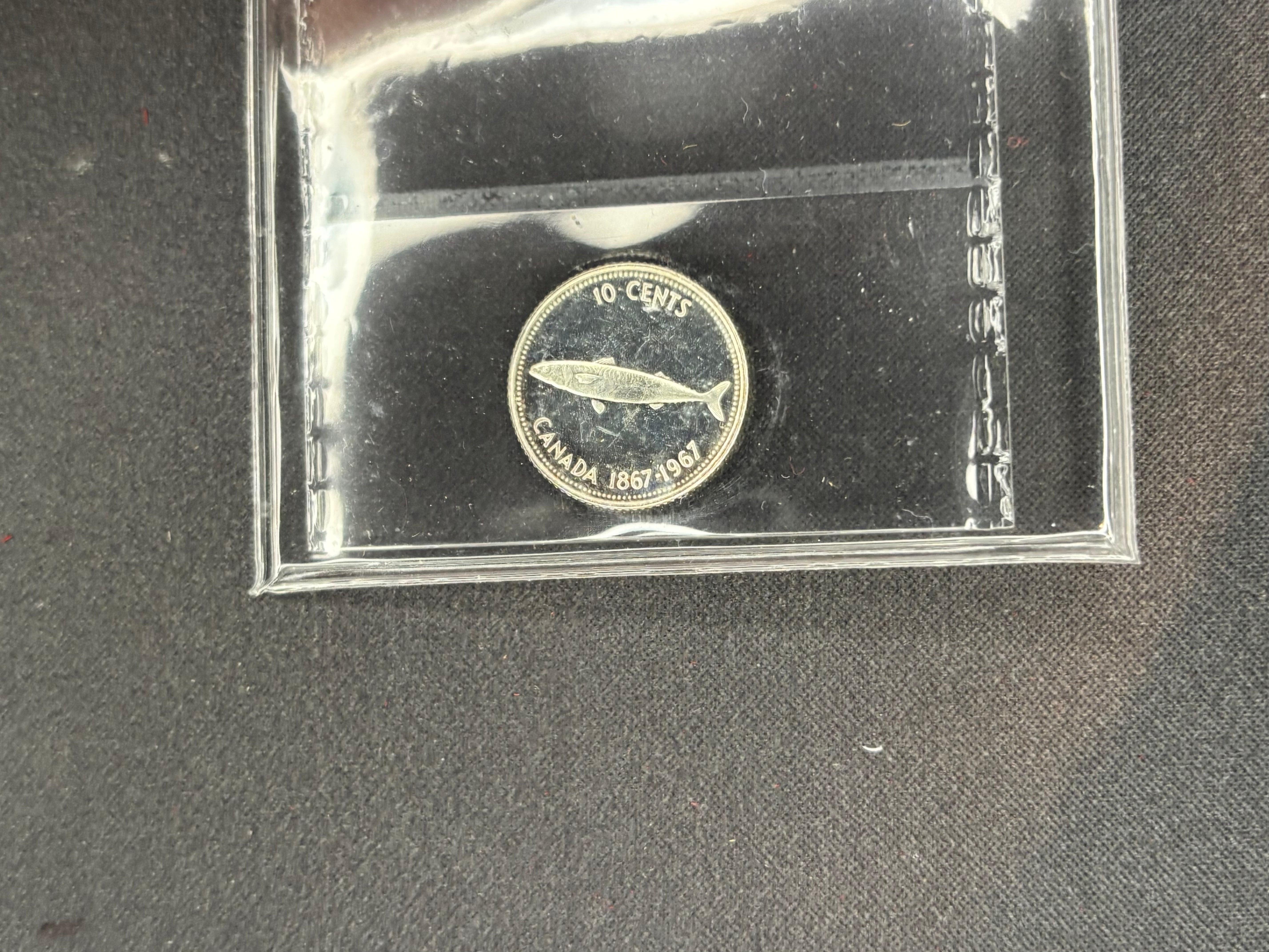 Canadian Coin - 10 cents - 1967 Heavy Camero - PL64 ICCS