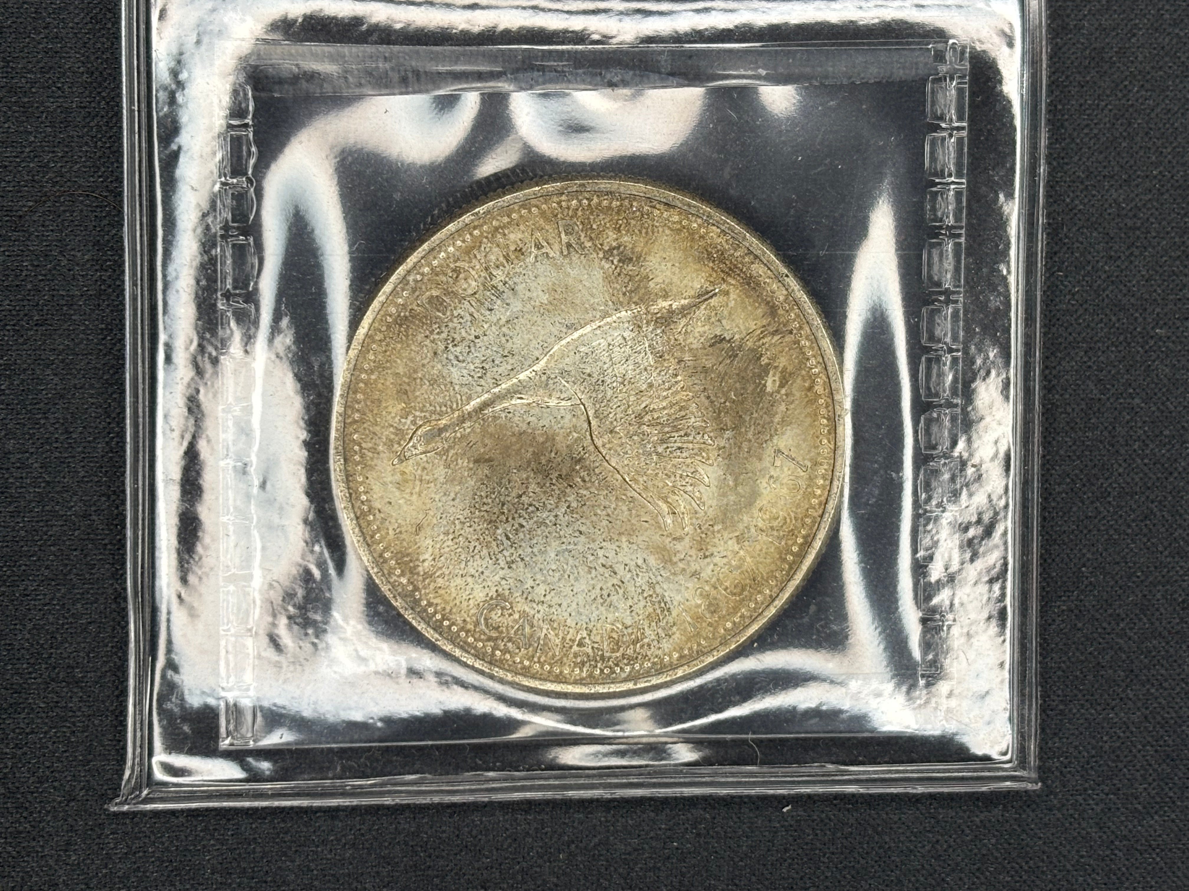 Canadian Silver Coin - Dollar - 1967 - MS65 ICCS