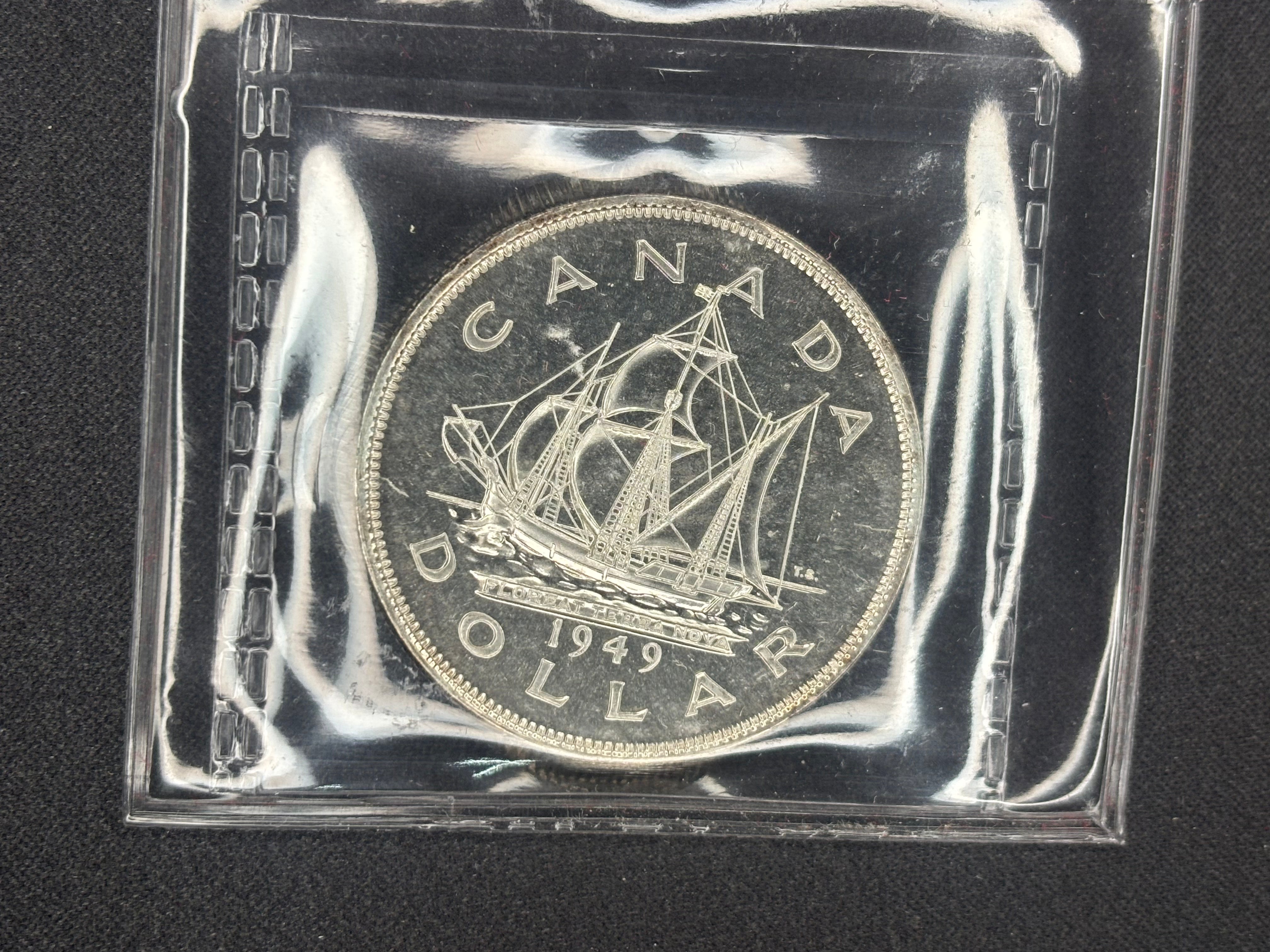 Canadian Silver Coin - Dollar - 1949 - MS65 ICCS