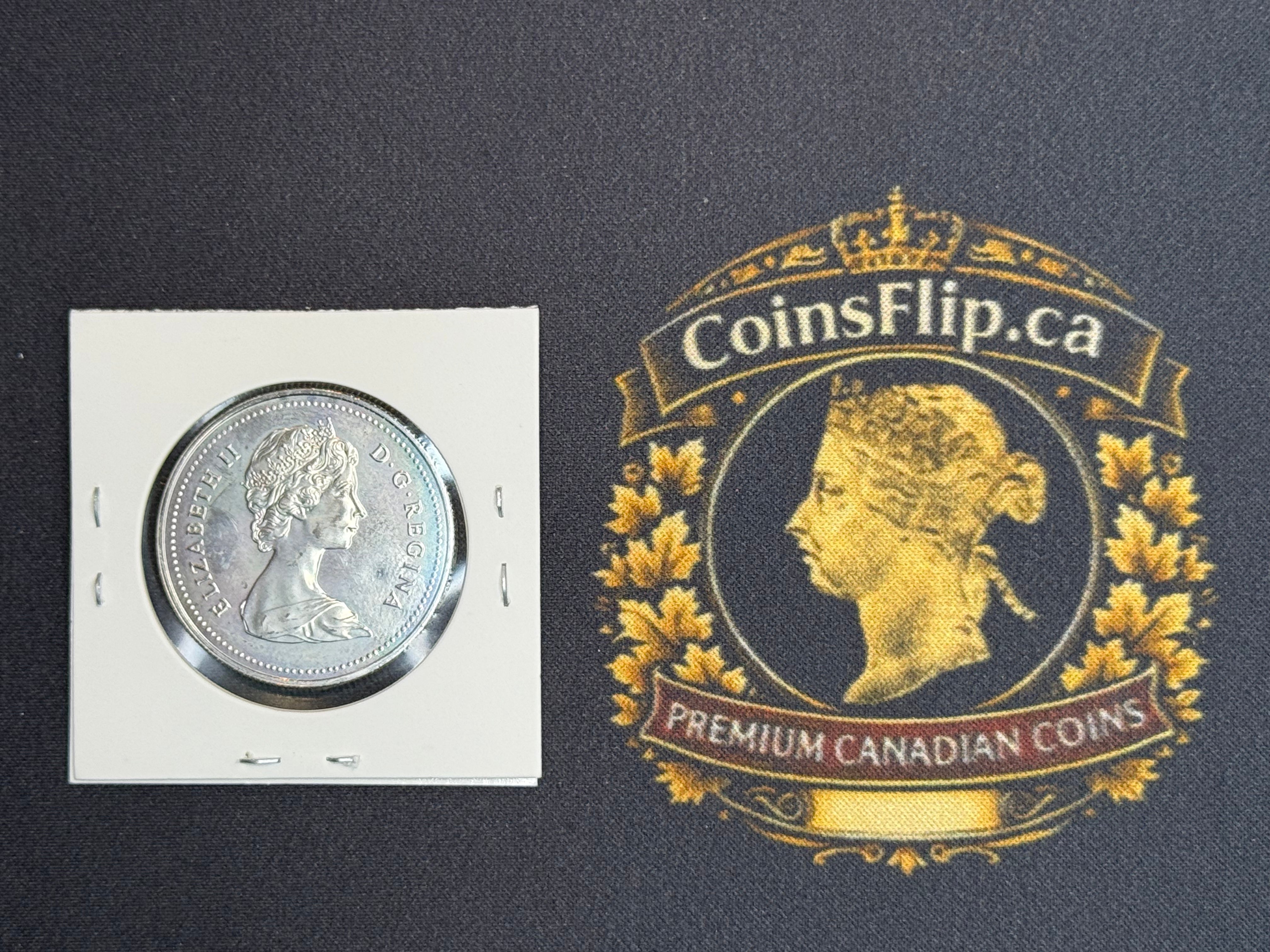 Canadian Nickel Dollar - 1981 MS64