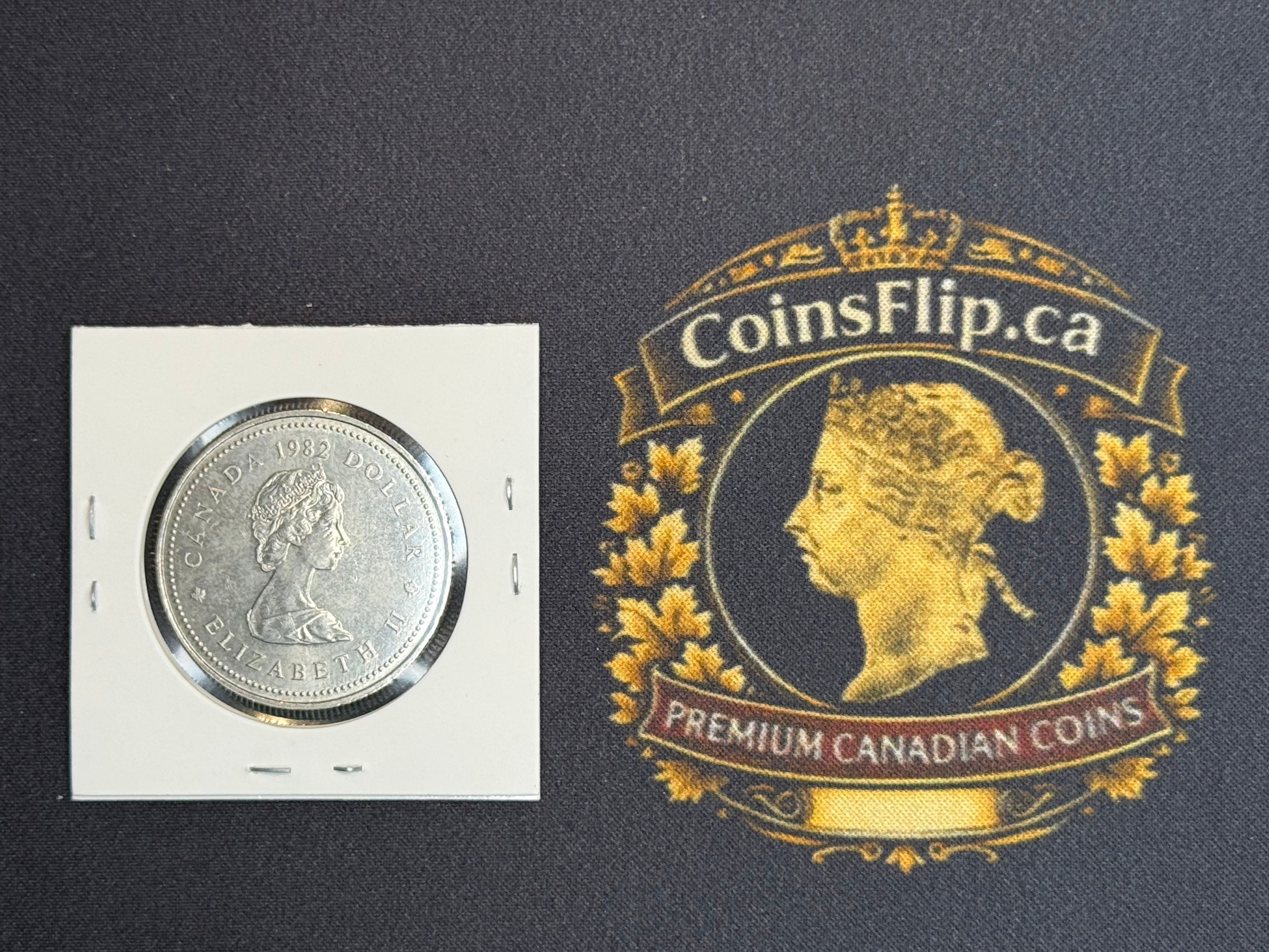 Canadian Nickel Dollar - 1982 Constitution MS62