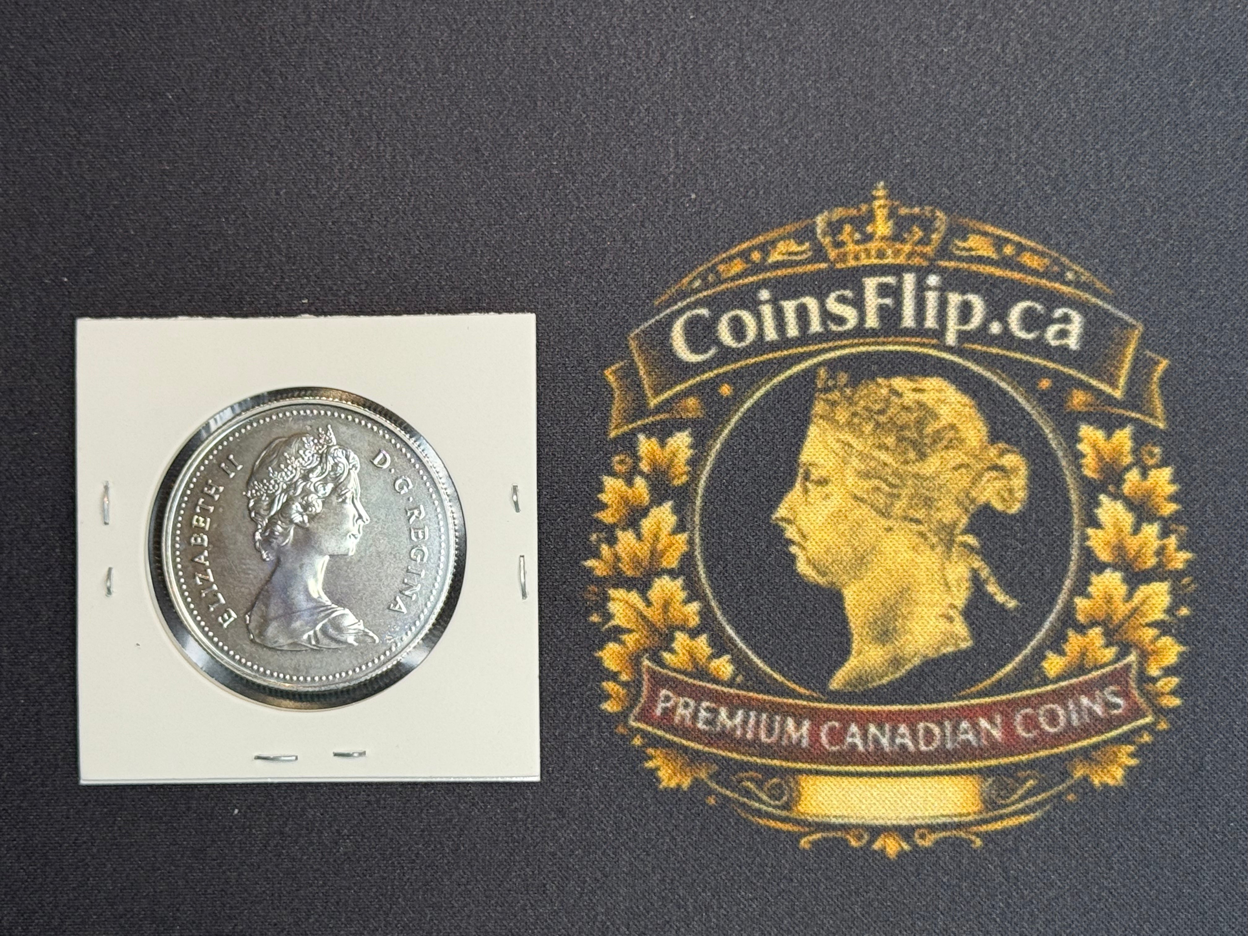 Canadian Nickel Dollar - 1983 PL65