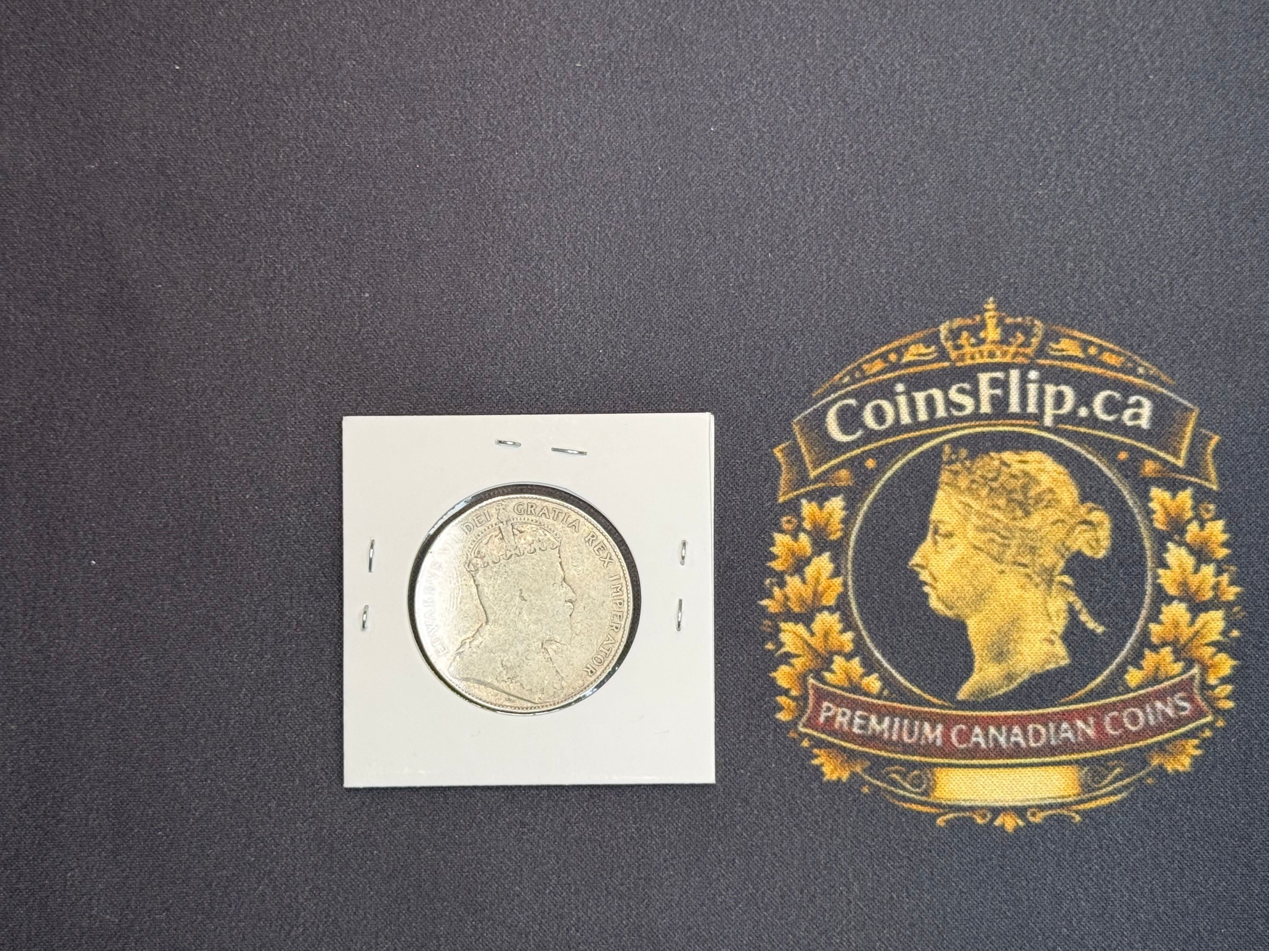 Canada Silver Coin - 50 cents - 1907 VG