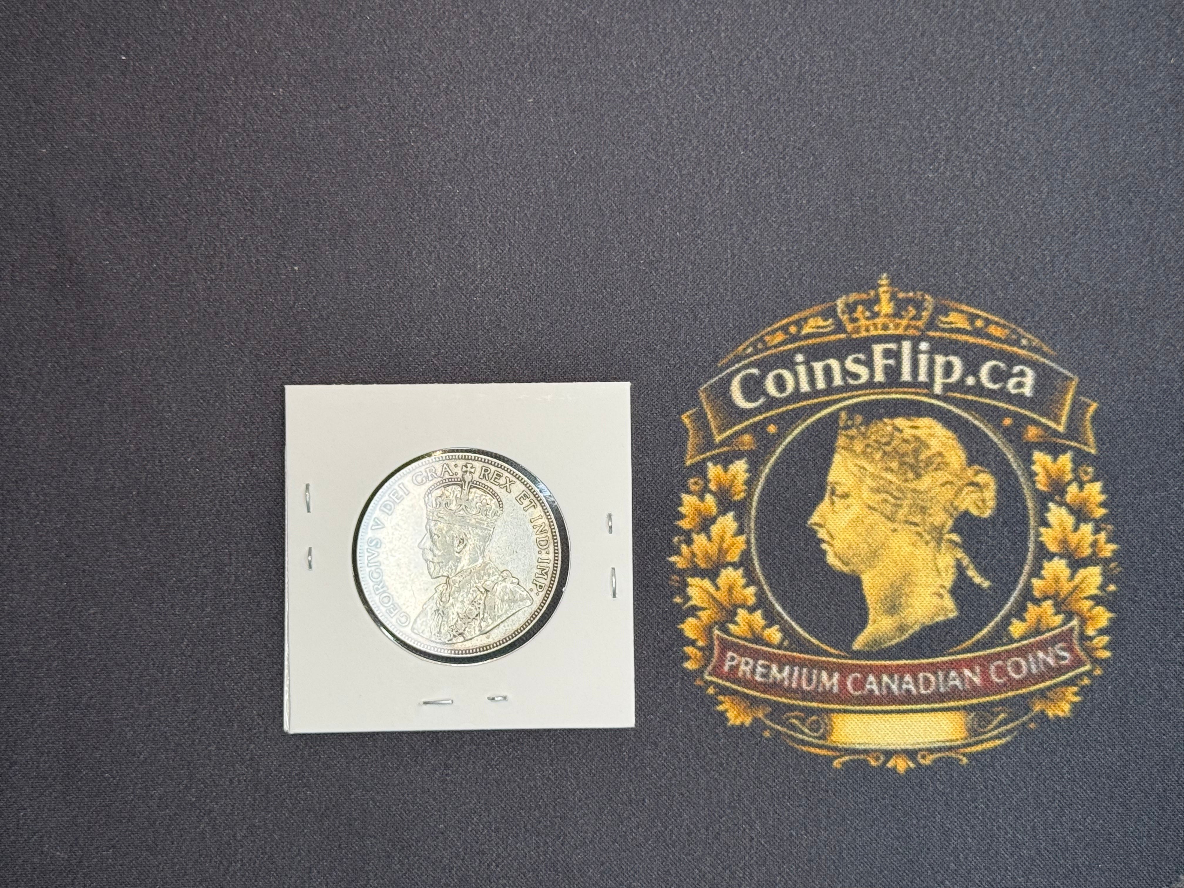 Canada Silver Coin - 50 cents - 1931 VF