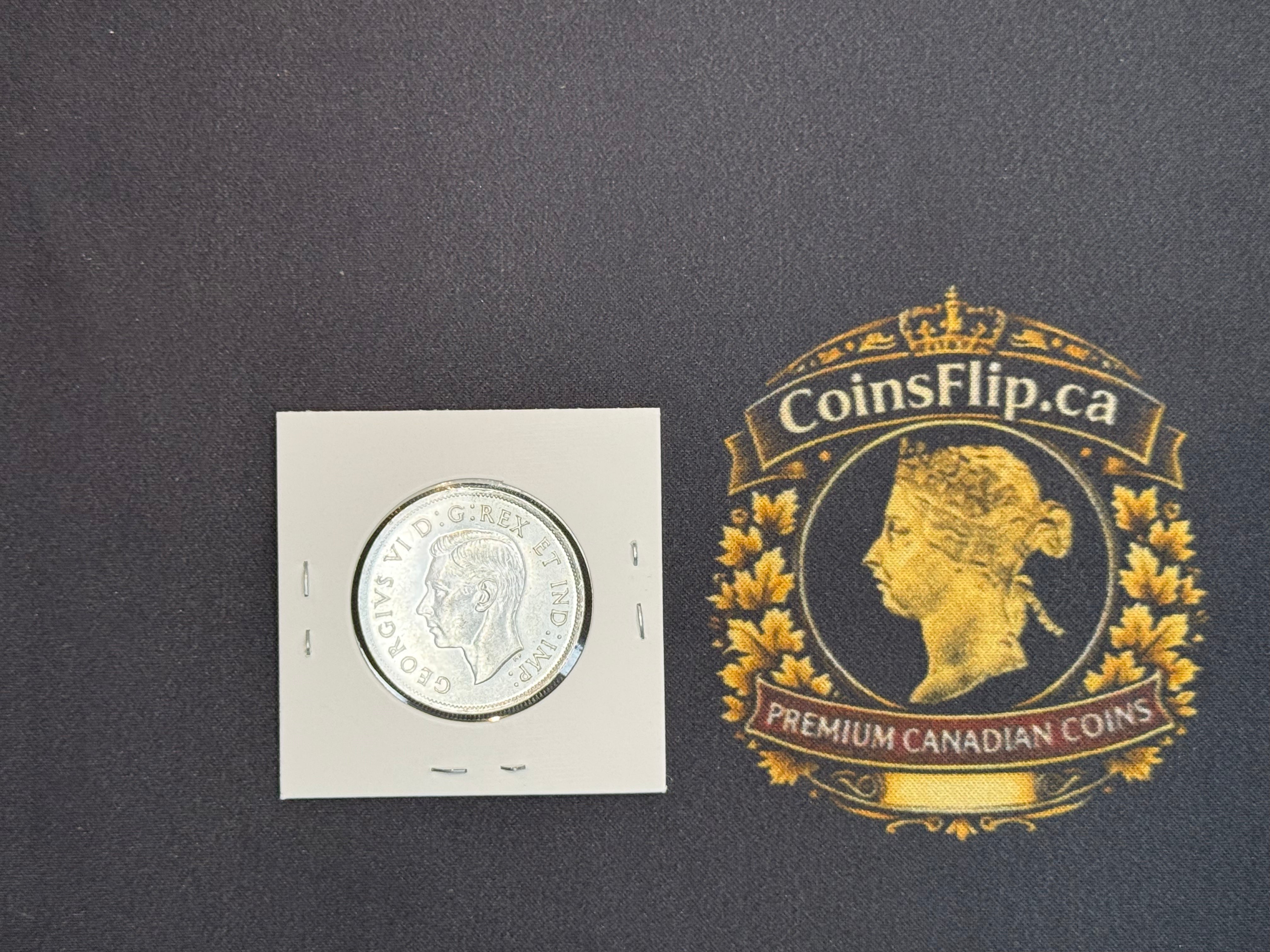 Canada Silver Coin - 50 cents - 1941 UNC