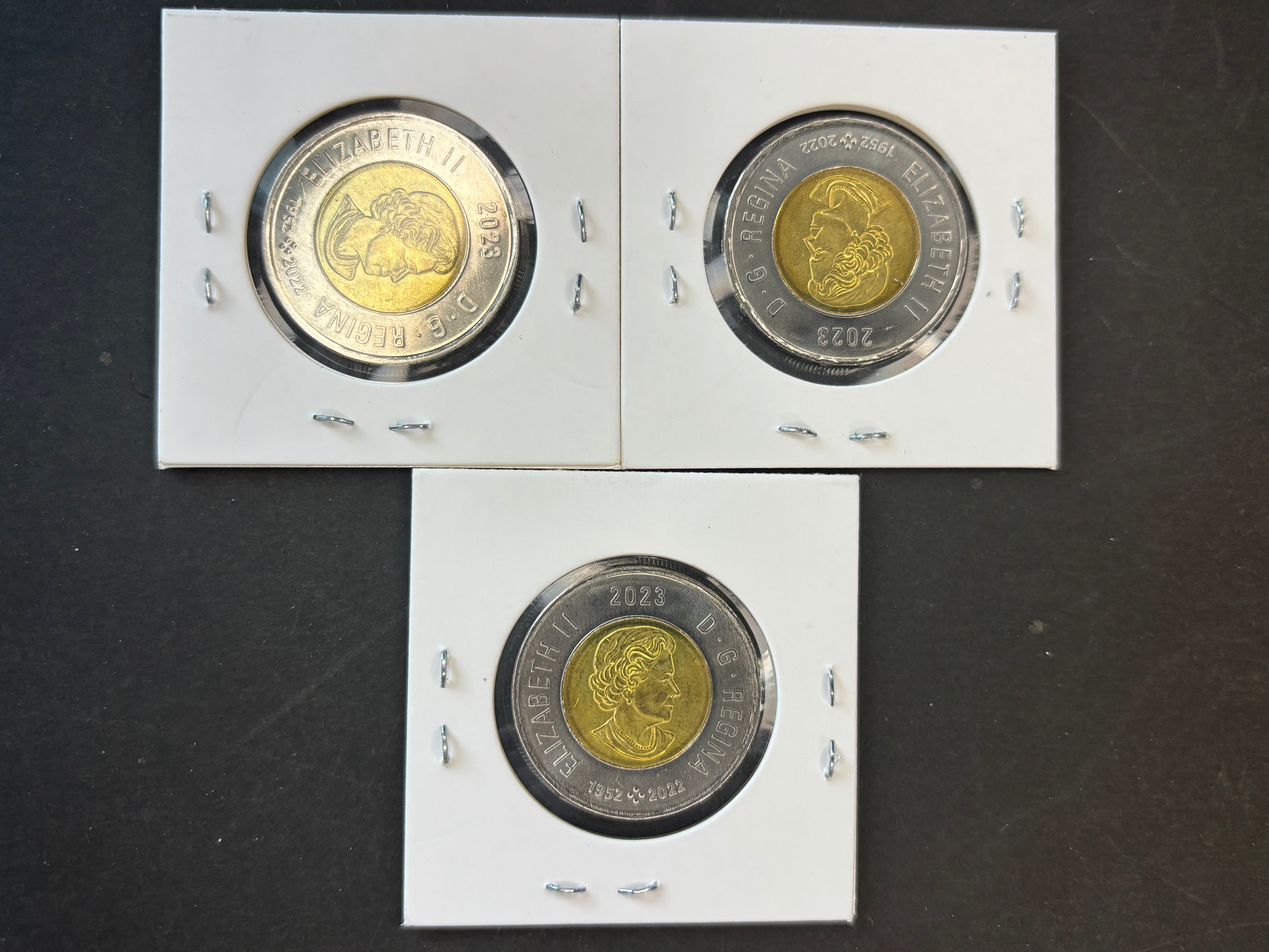 Canadian Coin - 2 Dollars - 2023 (Lot of 3)