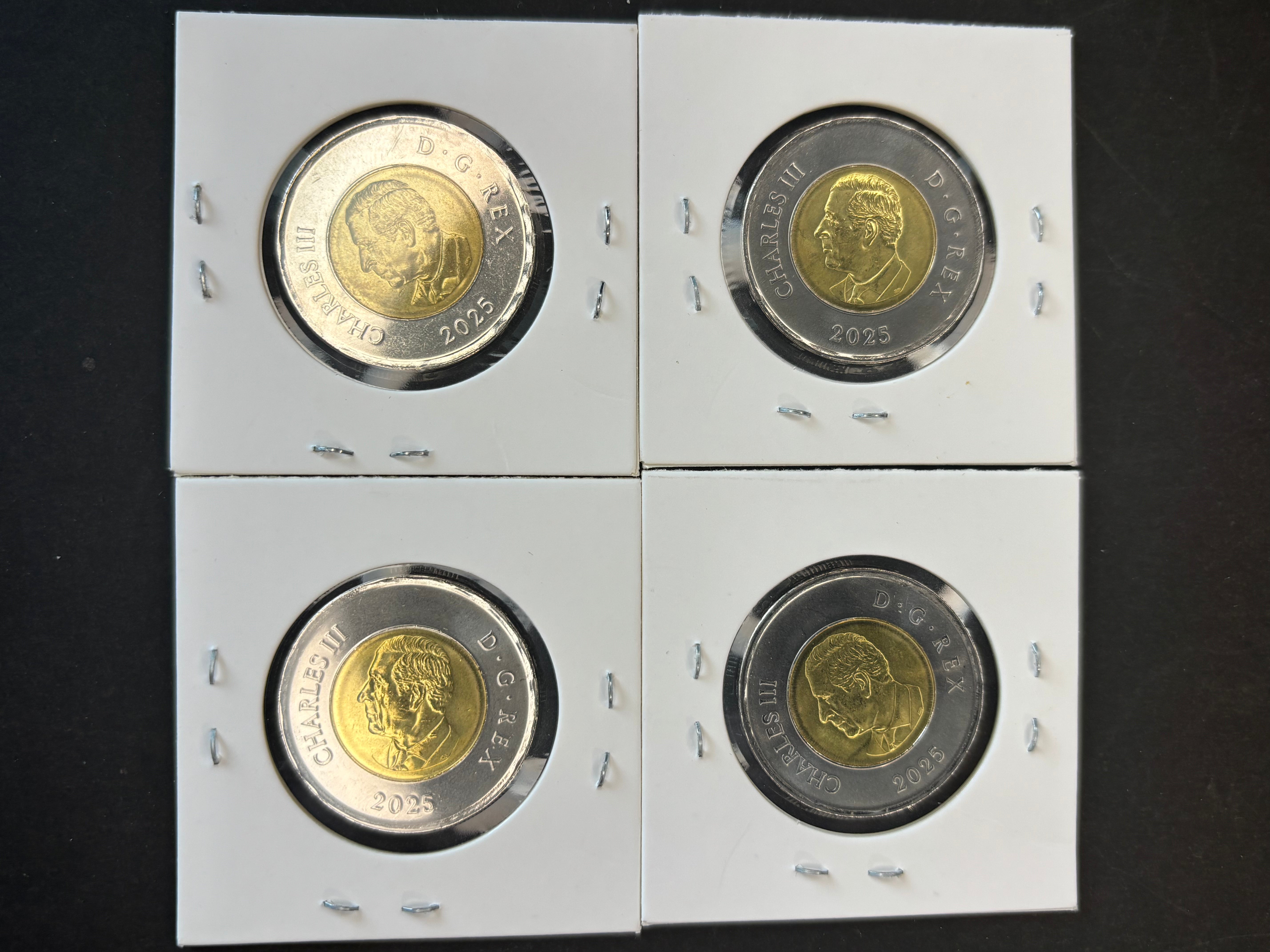Canadian Coin - 2 Dollars - 2025 (Lot of 4)